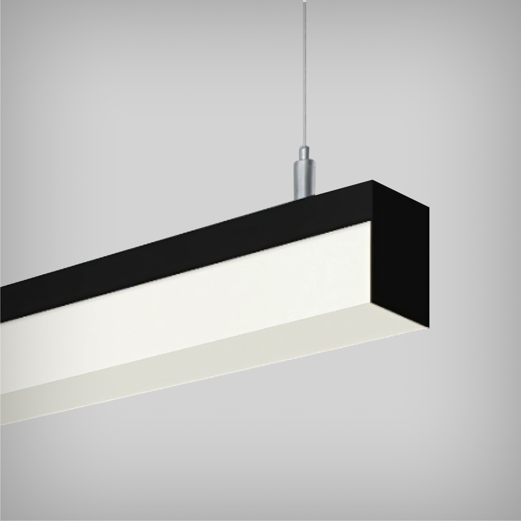 Slim LED Linear Pendant Light with a 0.8-Inch Design