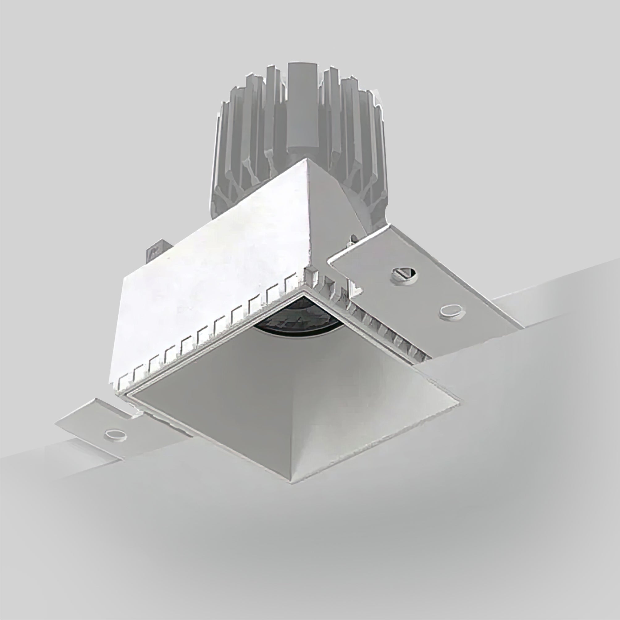 3-Inch Recessed LED Trimless Square Light