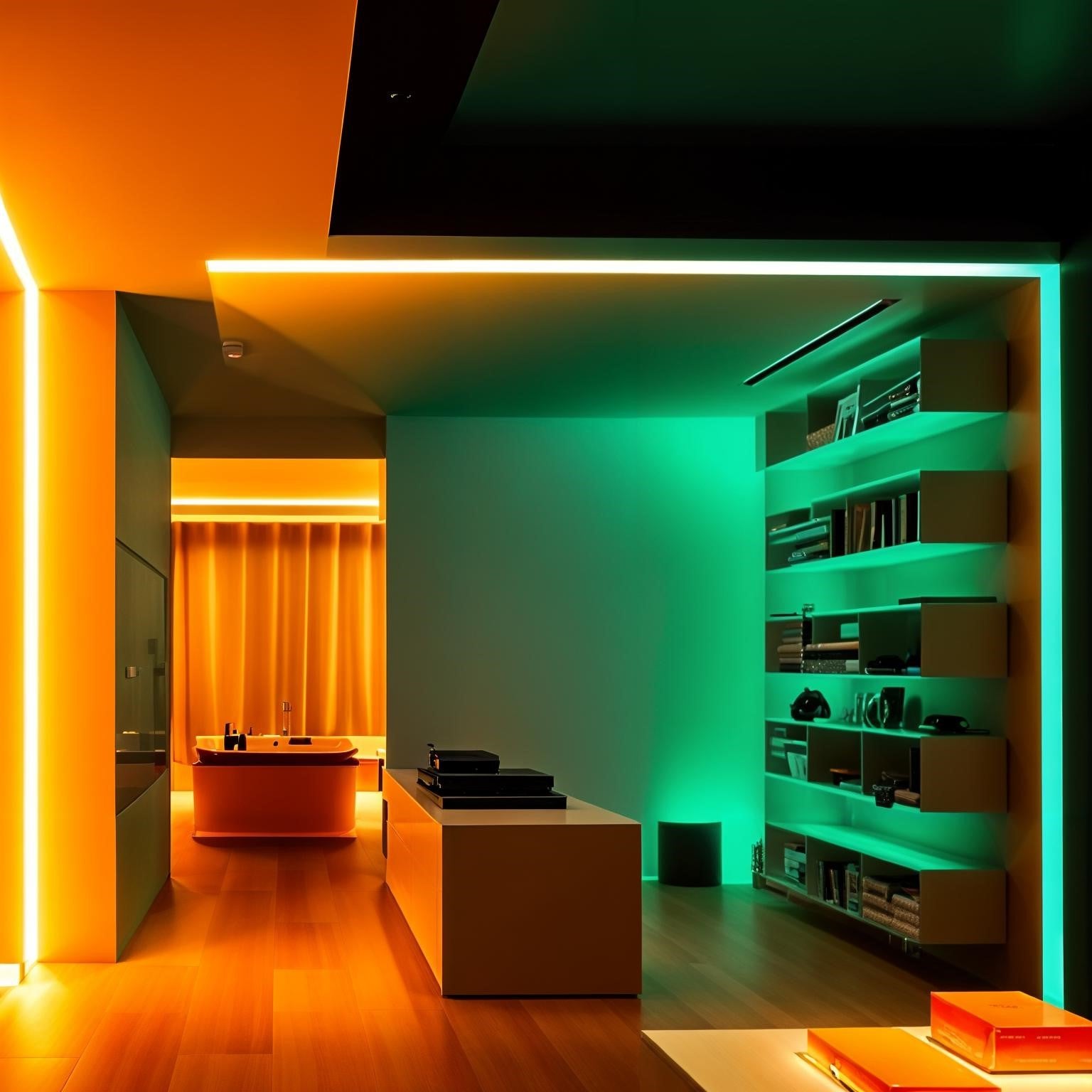 ChromaFlex: Dynamic 2-8 Ft LED Linear Light