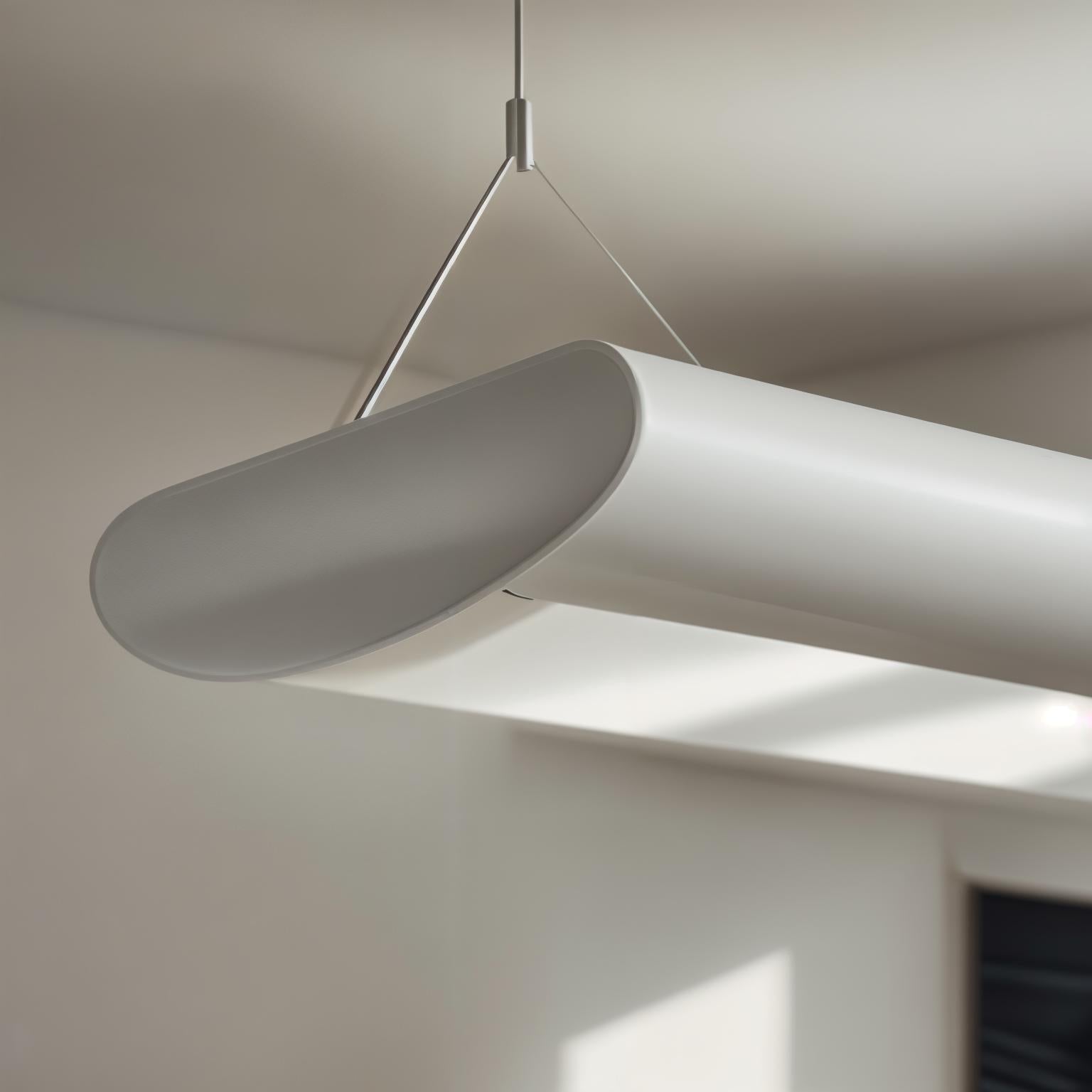 Innovative 4 Ft Curved-Profile LED Suspension Light