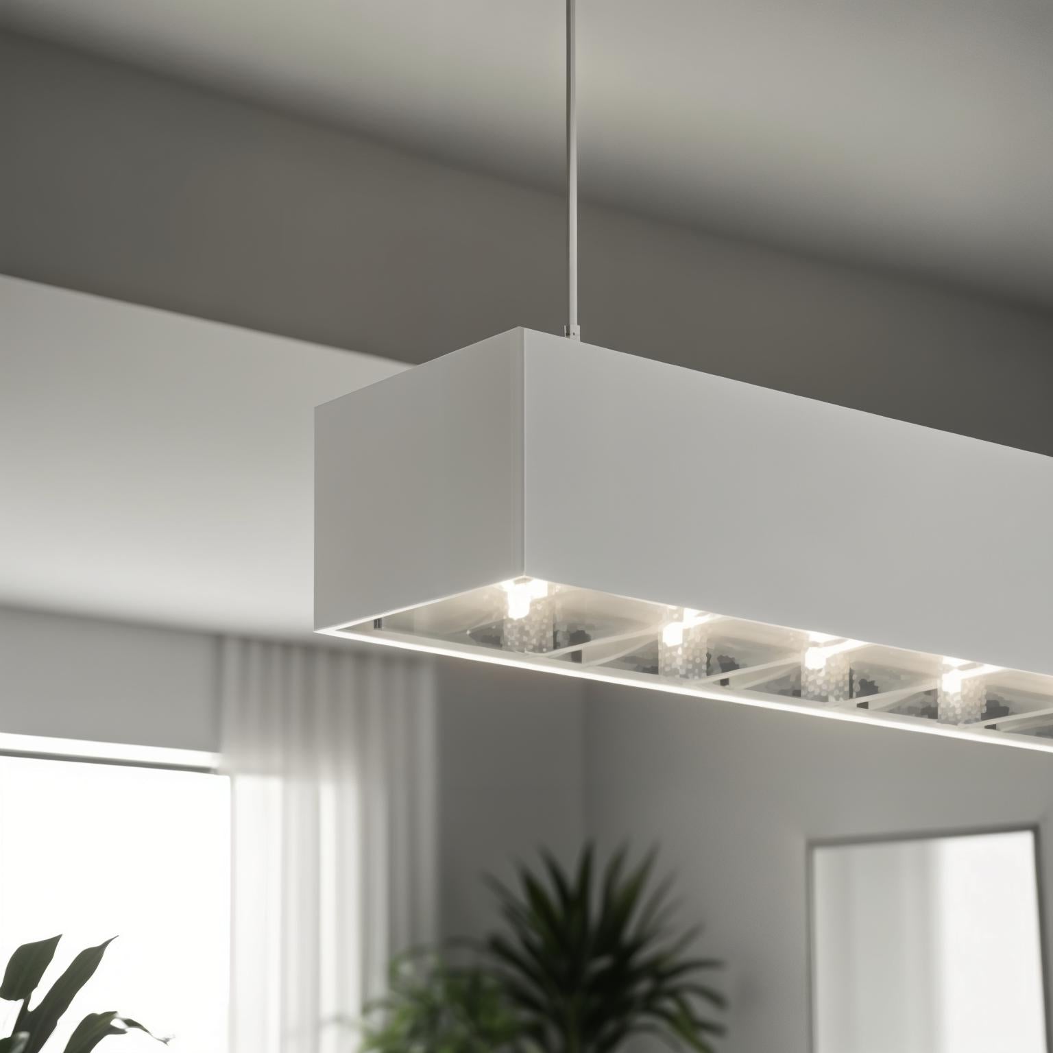 2-8 Ft White Tri-Spectrum LED Linear Light