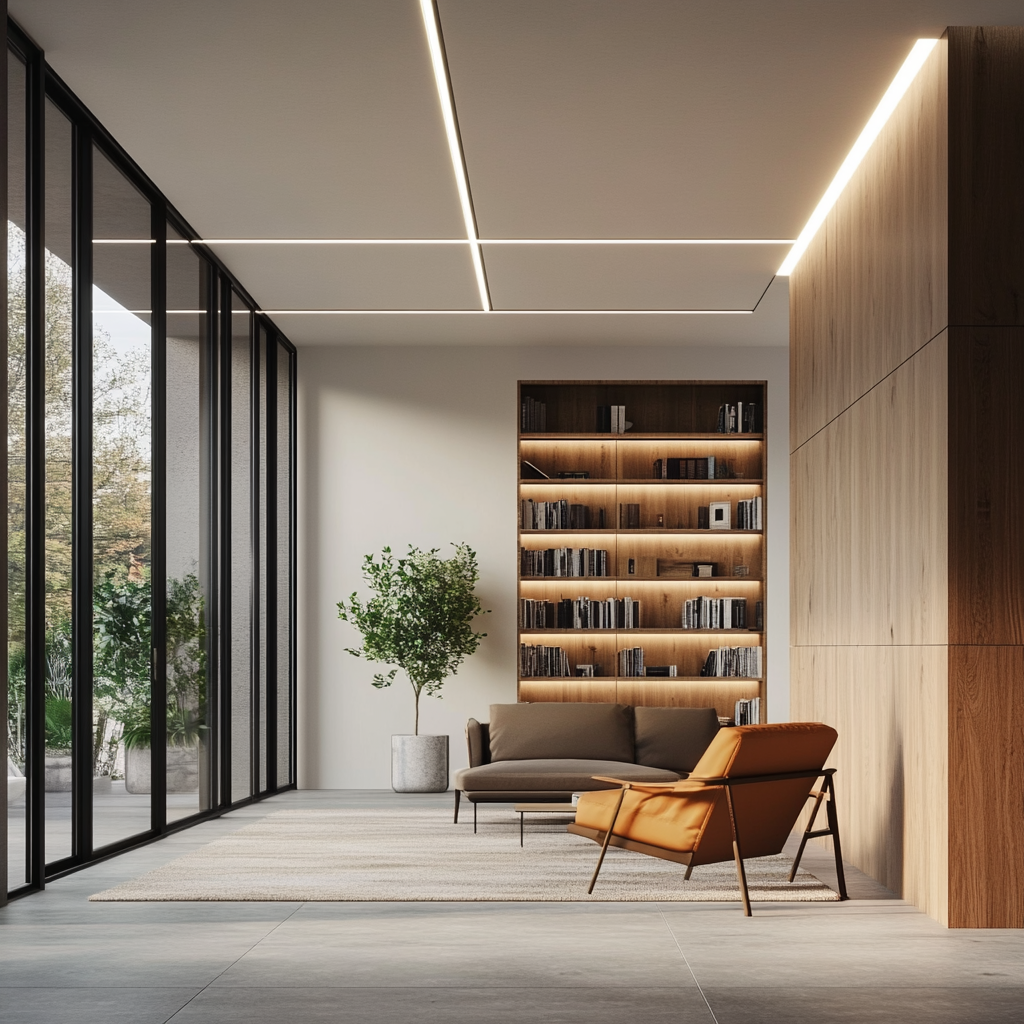 4 Ft Recessed Linear LED Light