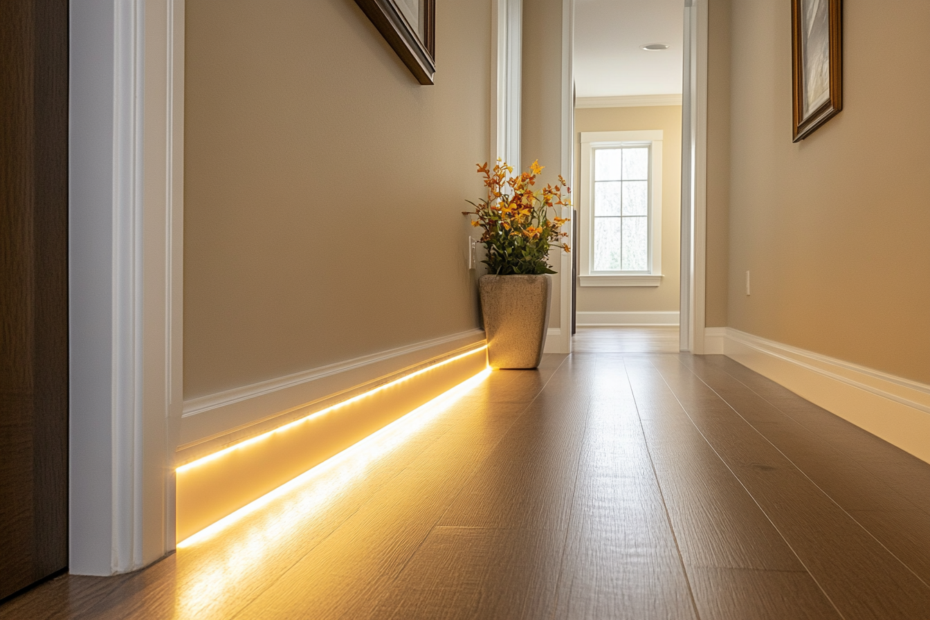 Creative Ways to Use Toe-Kick LED Baseboard Light Strips in Your Home