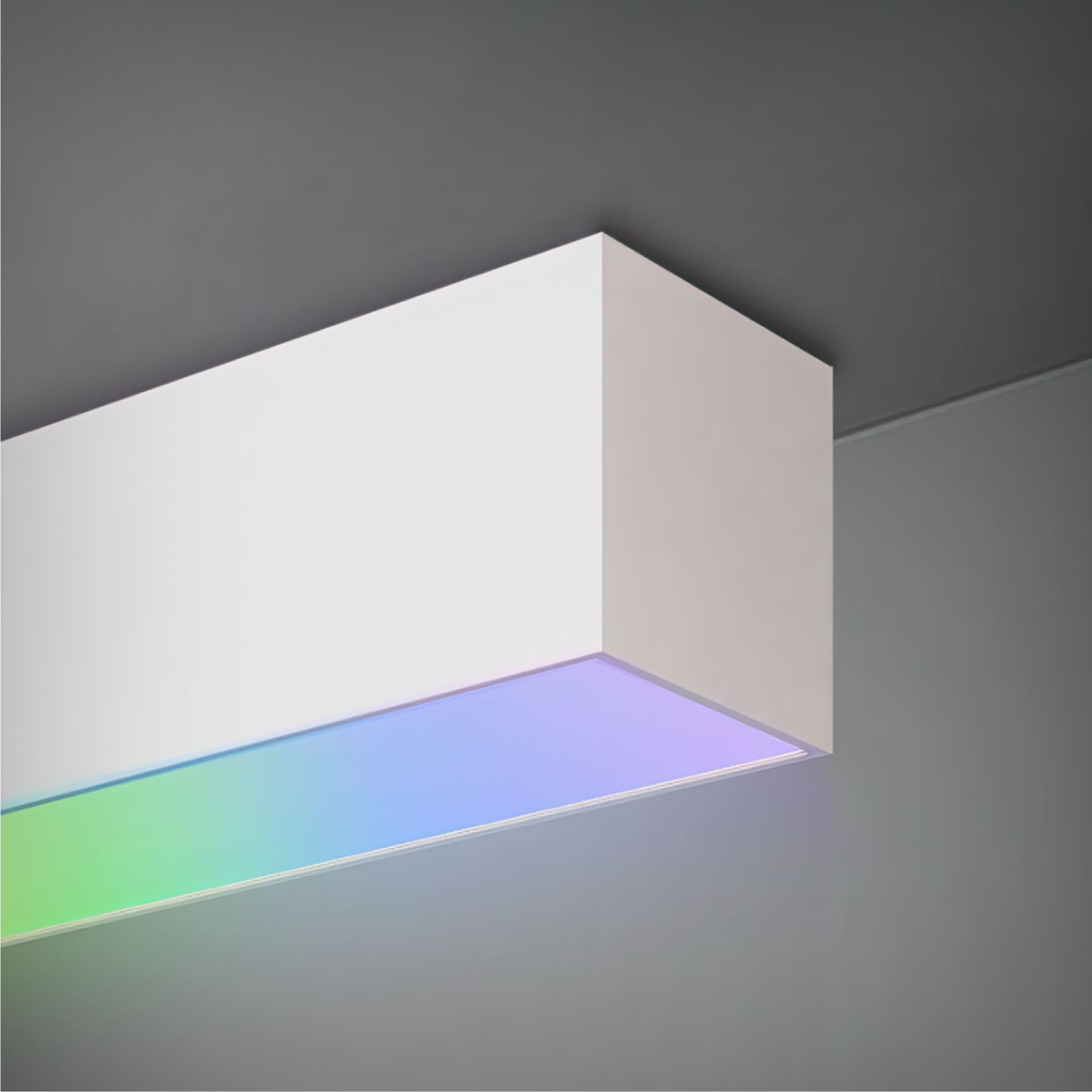 RGBW Color-Changing LED Linear Ceiling Light with a 2.4-Inch size
