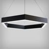 Hexagon LED Linear Pendant Light with a 2-Inch Design