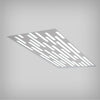 Architectural Recessed LED Flat Panel 1.0 with Slots Design