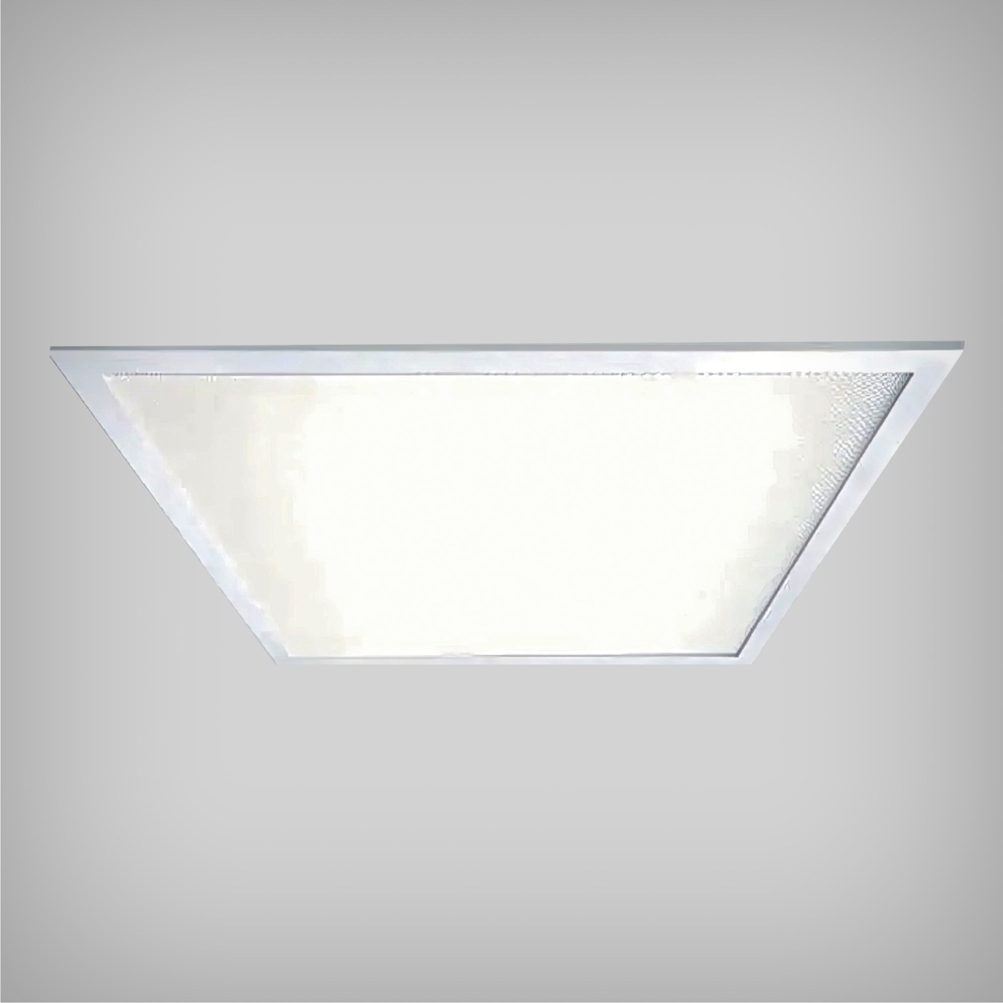 Architectural LED Recessed Troffer with Basic Direct Downlight