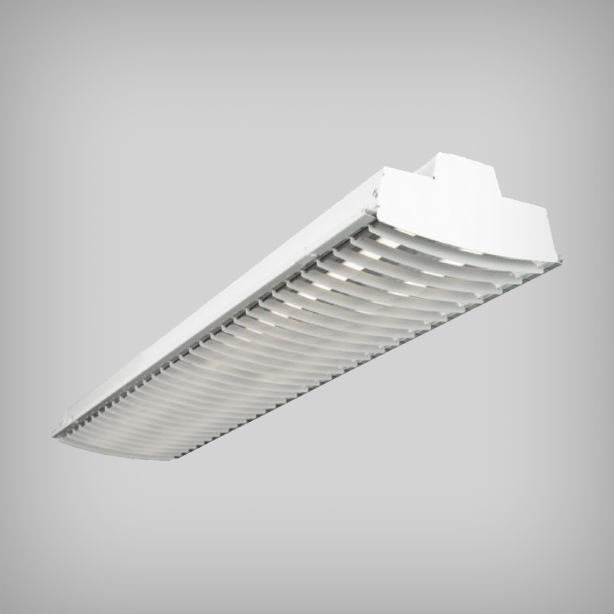 Architectural LED 48 Inch Linear Baffle Louvered High Bay