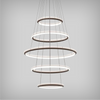 5-Tier Suspended Architectural LED Ring Chandelier