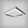 Square LED Linear Pendant Light with a 4-Inch Design