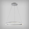 27.5-Inch Slim LED Ring Pendant Round Chandelier