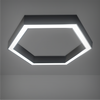 Hexagon LED Flush Mount Linear Ceiling Light with a 2.5-Inch size