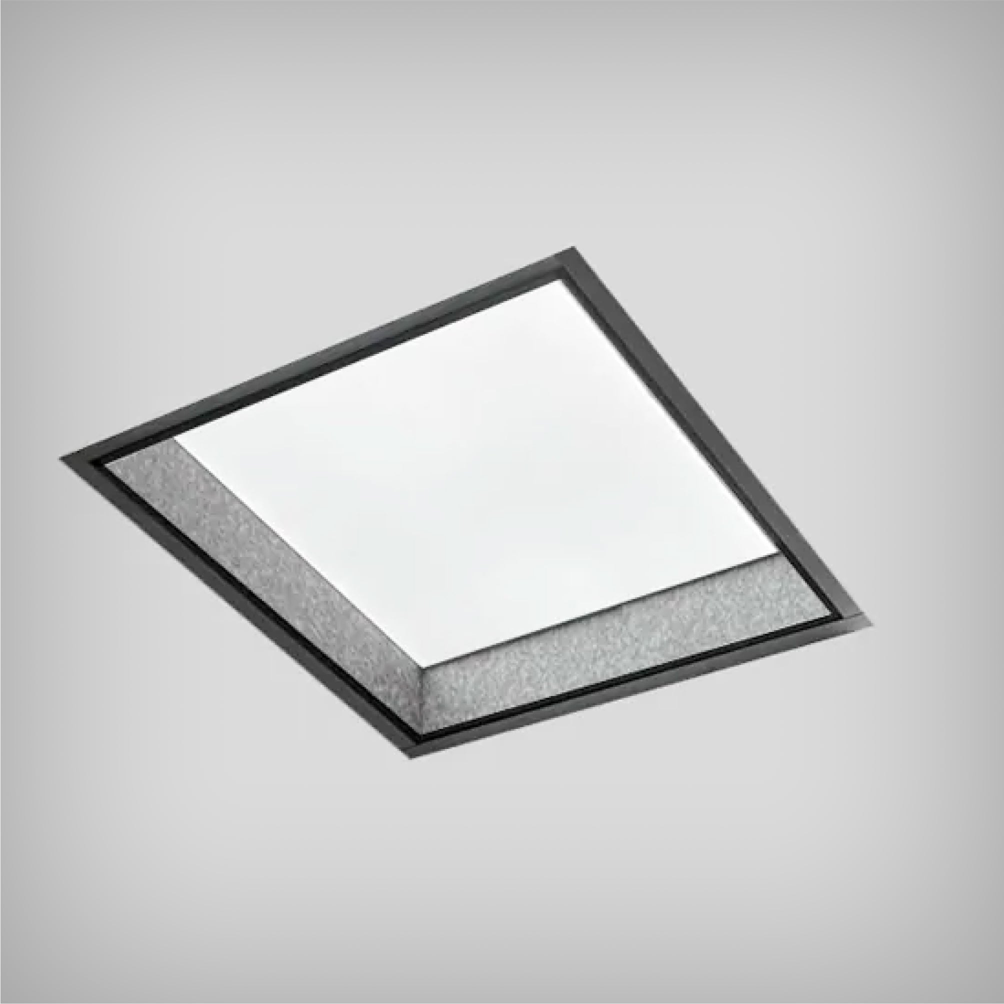 Recessed LED Light with Regressed Design for Sound Absorption