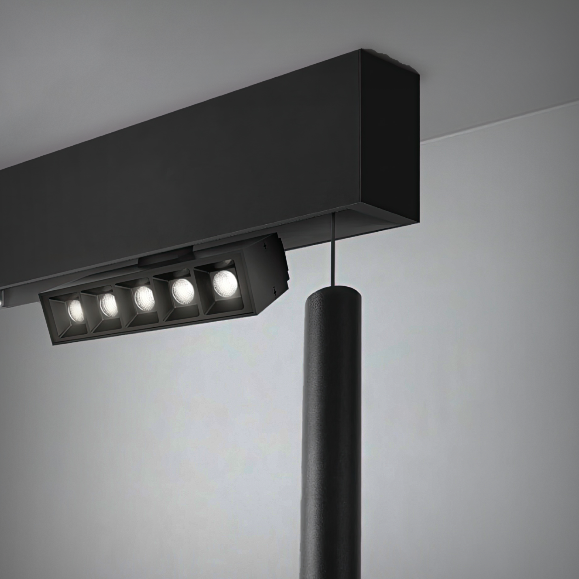 LED Linear Surface Mount Modular Lighting System with a 1.5-Inch width
