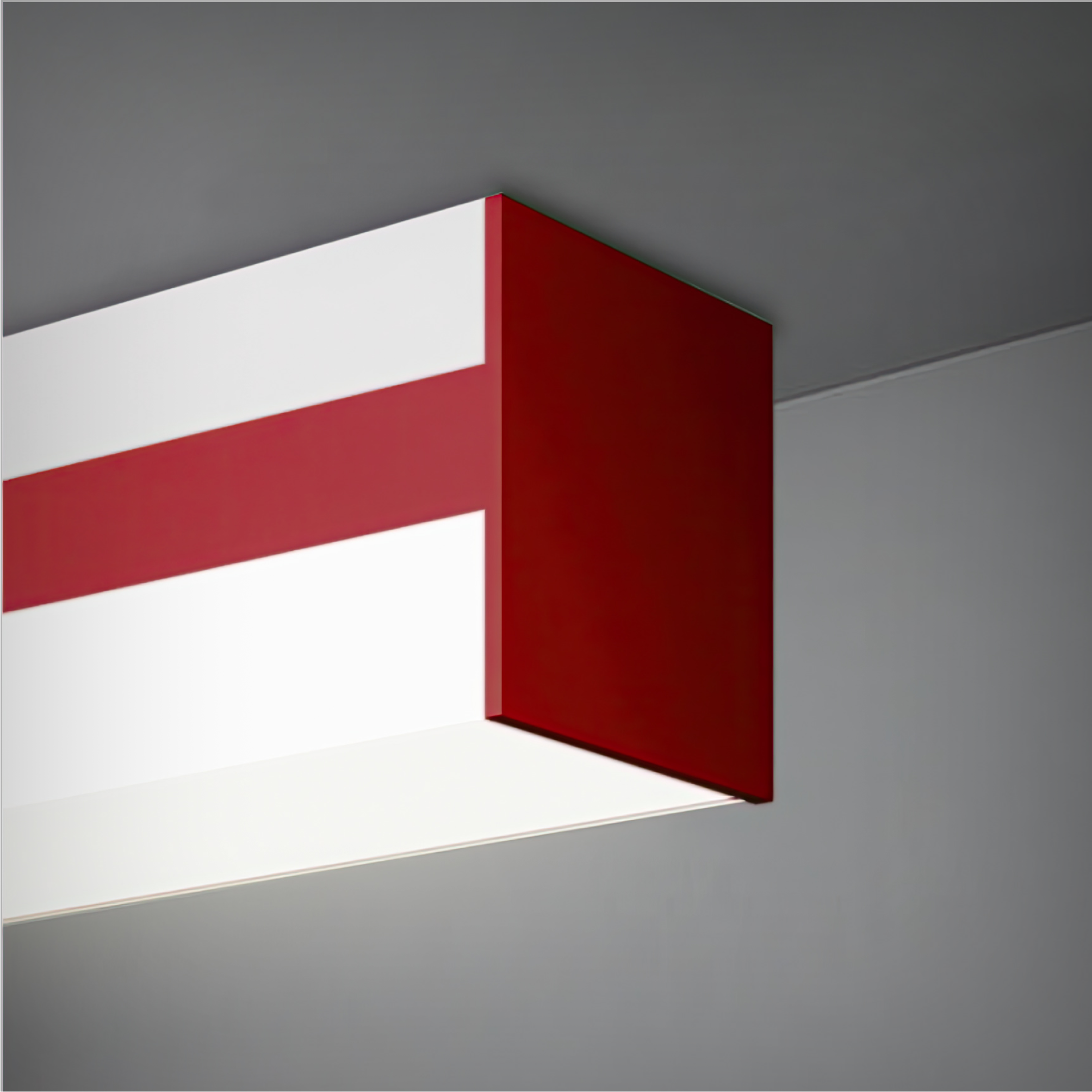 Decorative LED Linear Ceiling Light with a 3-Inch width