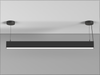LED Black Linear Light