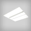 Volumetric Recessed Flat-Panel LED Troffer