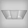 Fluorescent Troffer Light Fixture with Center Basket