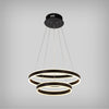 Round LED Pendant Chandelier with Up and Down Lighting (2-Tier)