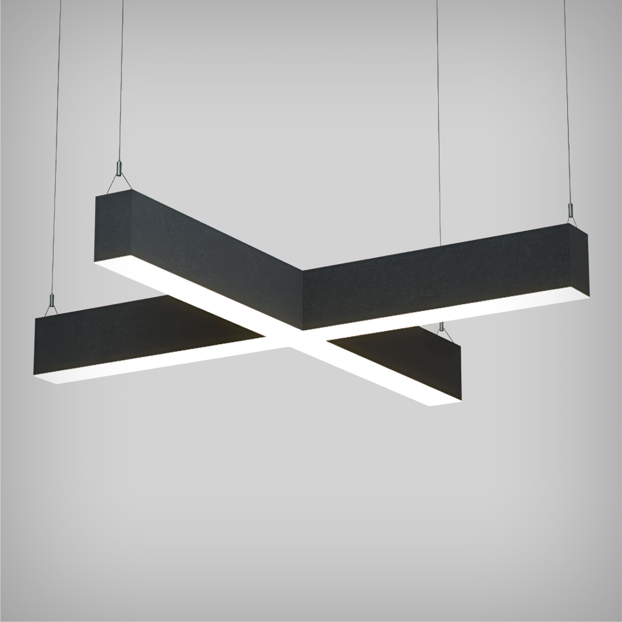 X Wire Pattern Light X-Shaped LED Linear Pendant Light with a 2.5-Inch Design – LED Lights ...