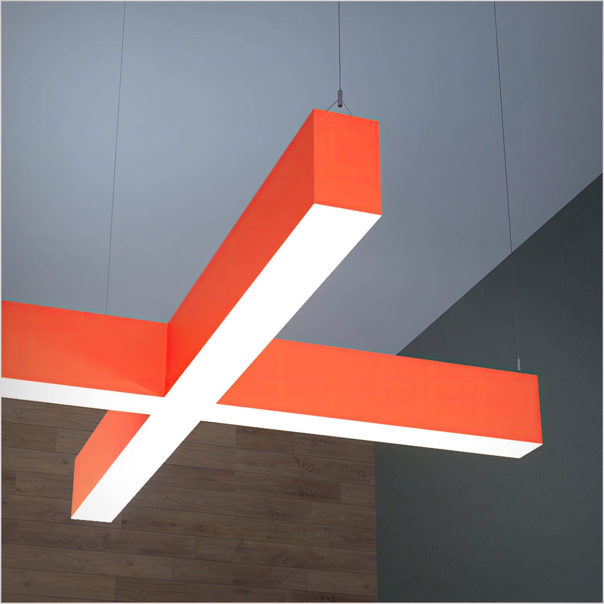 X Wire Pattern Light 2.5-Inch RGBW Tunable White X-Shaped LED Linear Pendant Light – LED ...