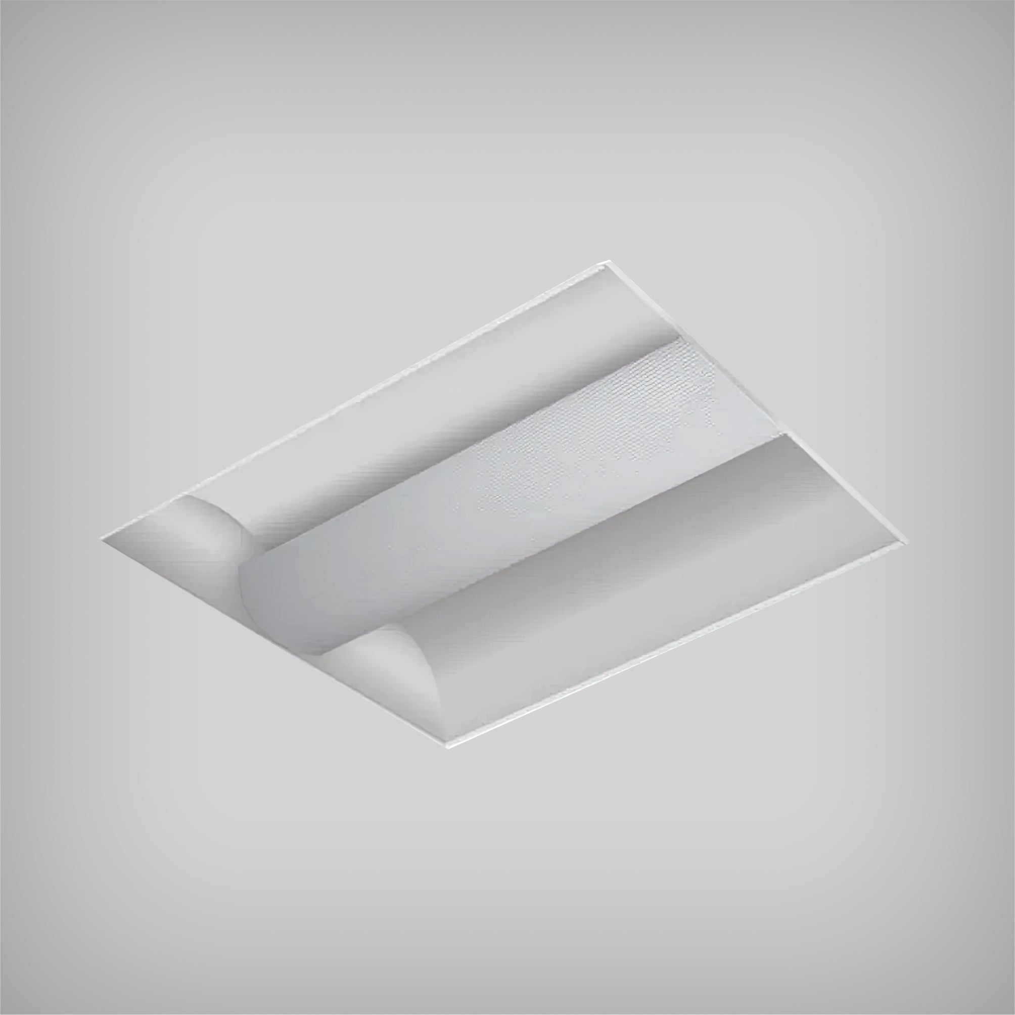 Chisel Point Led Architectural Elite LED Recessed Center Basket Troffer with Direct Lig ...