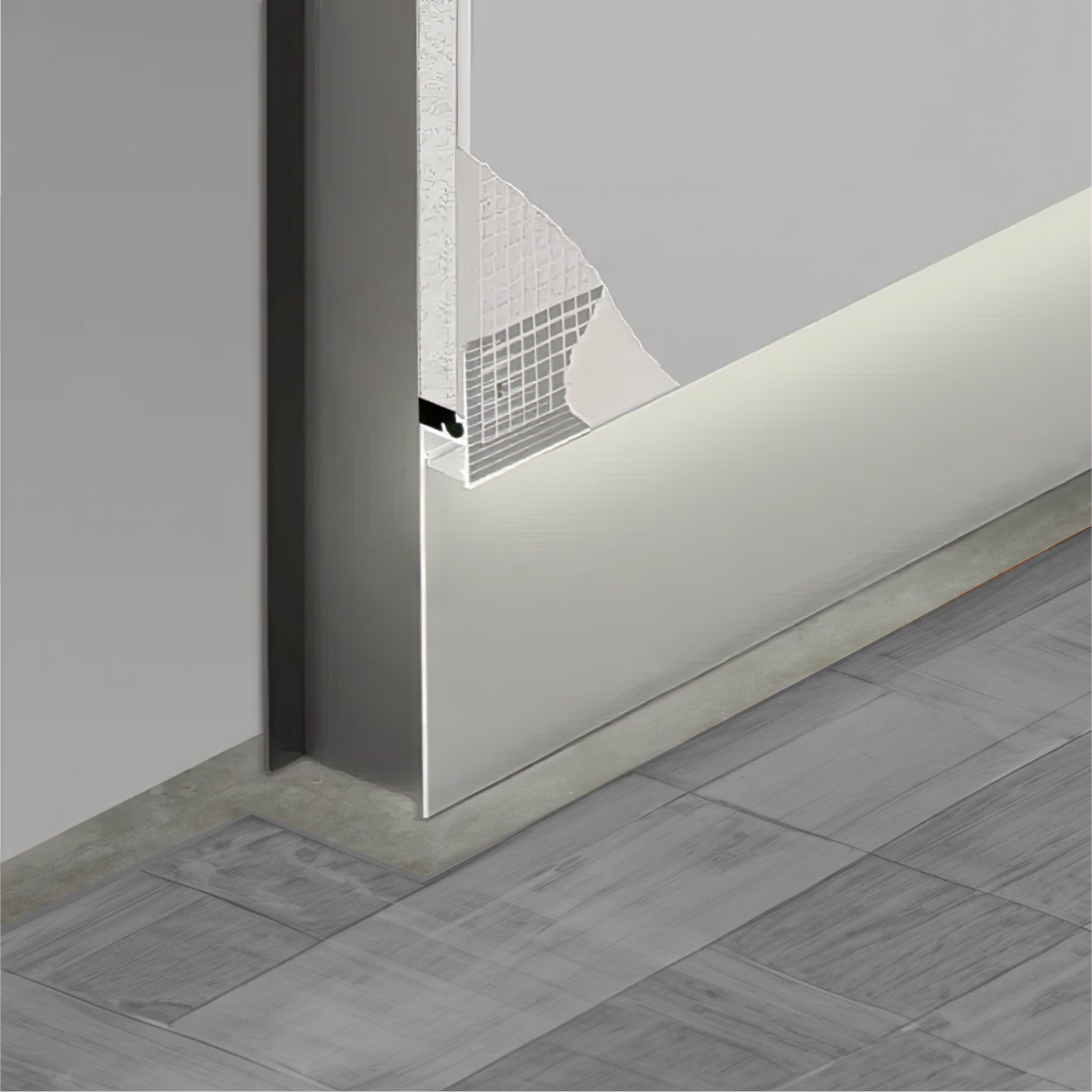 Toe-Kick LED Baseboard Light Strip with Straight Profile – LED Lights ...