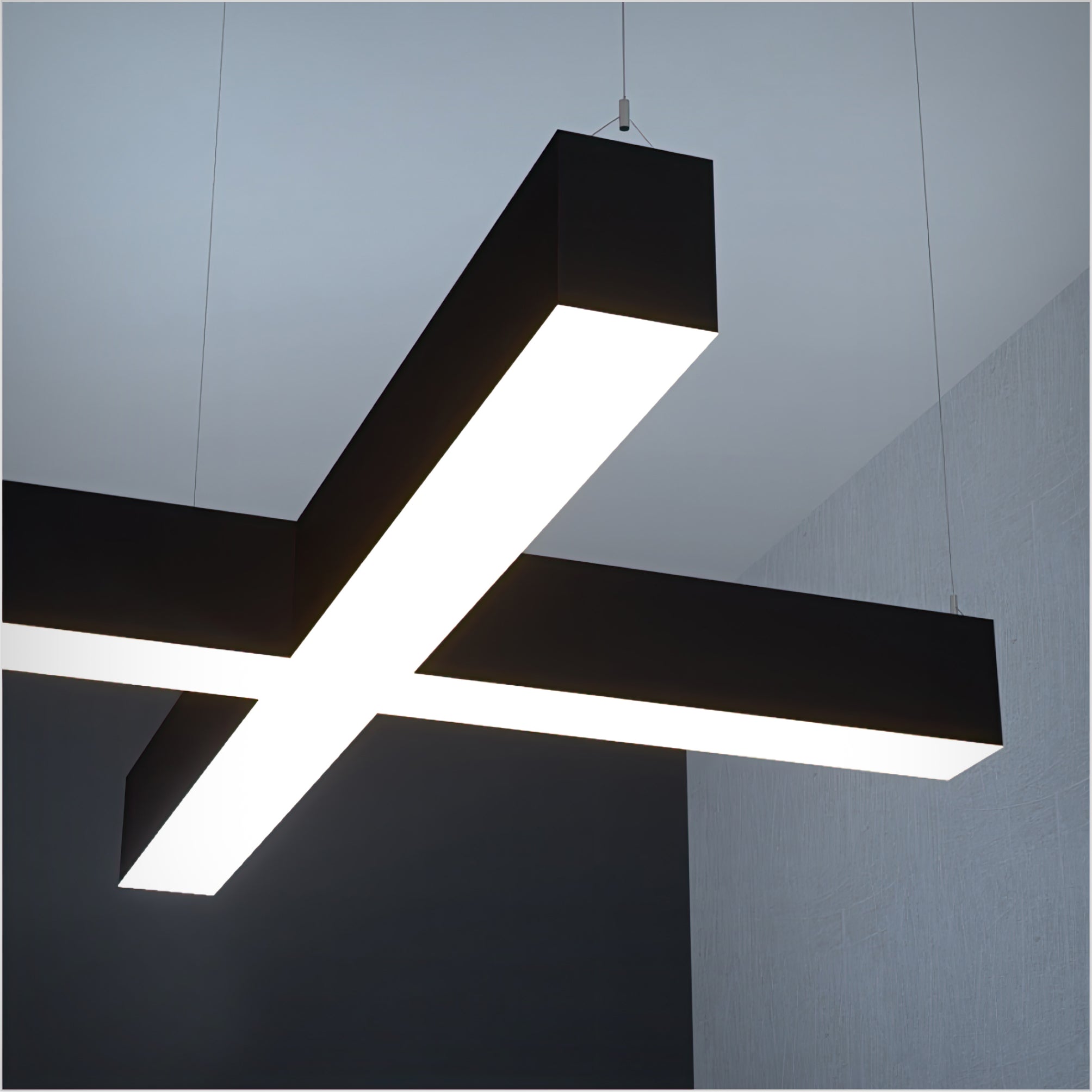 X Wire Pattern Light 4-Inch RGBW Tunable White X-Shaped LED Linear Pendant Light – LED ...