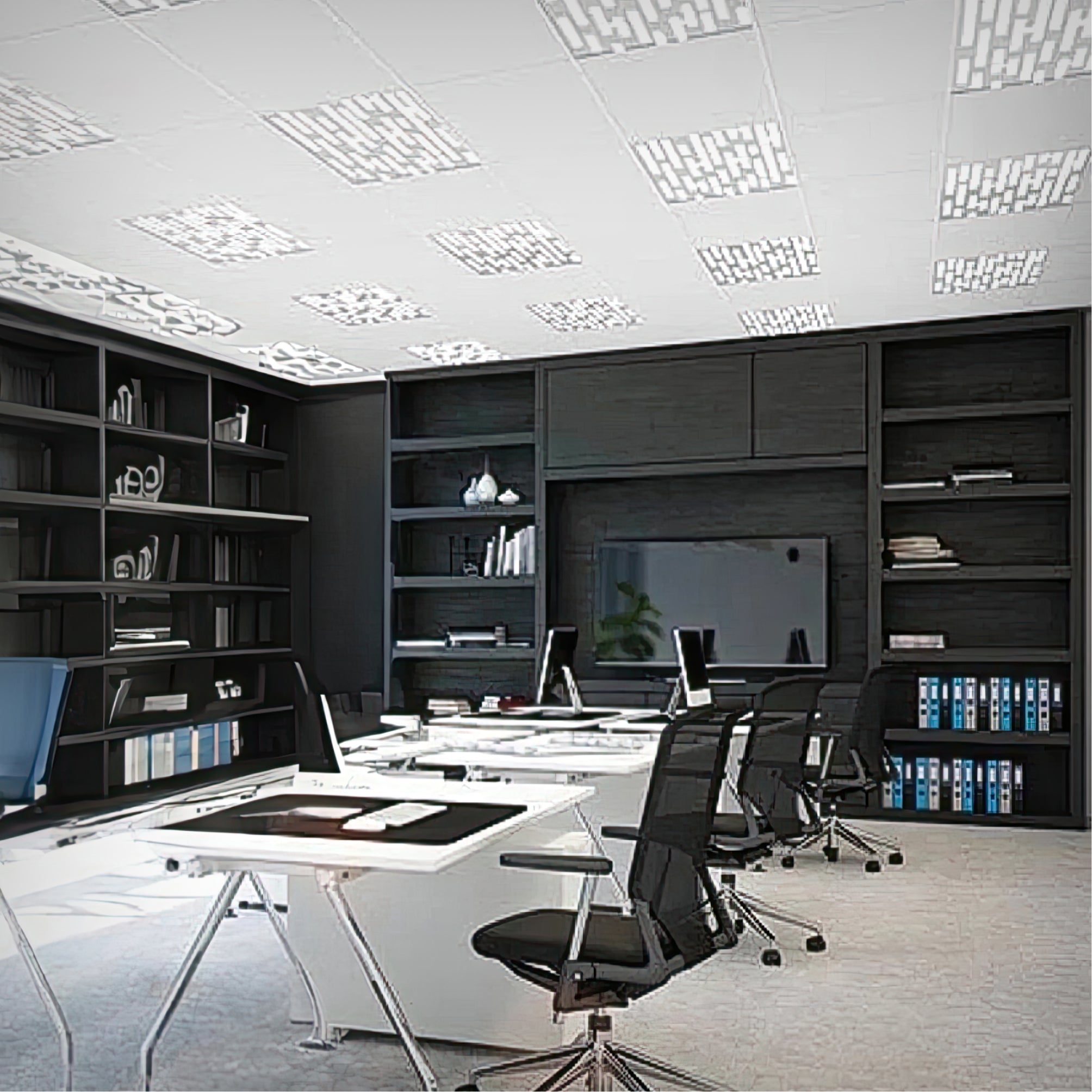Slotted Led Panel Architectural Recessed LED Flat Panel with Slots Design – LED Lights Direct