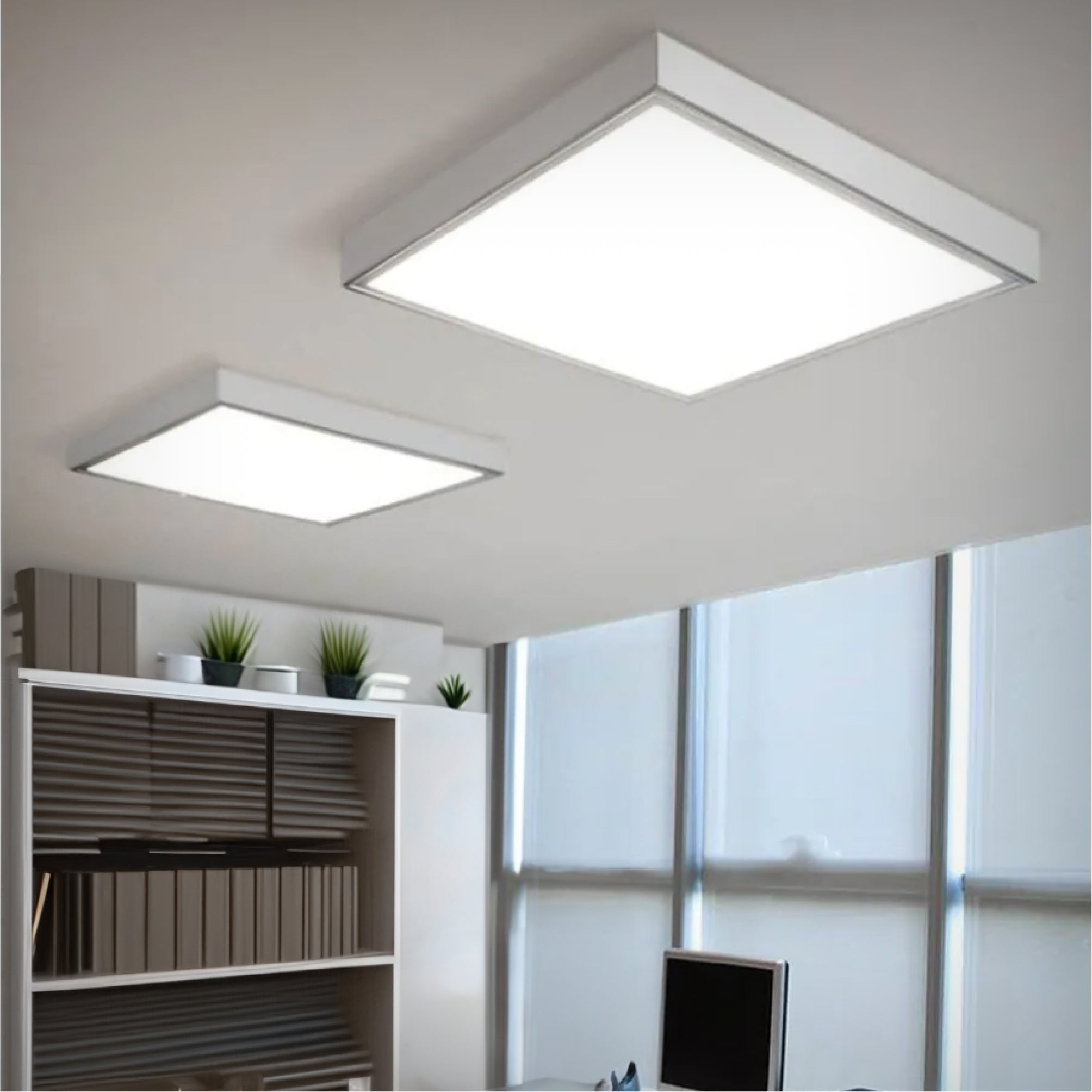 Shallow Led Bulbs Field-Tunable LED Surface Mount with Shallow Shroud and LED Flat Panel ...