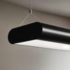 4 Ft Black Suspended LED Light