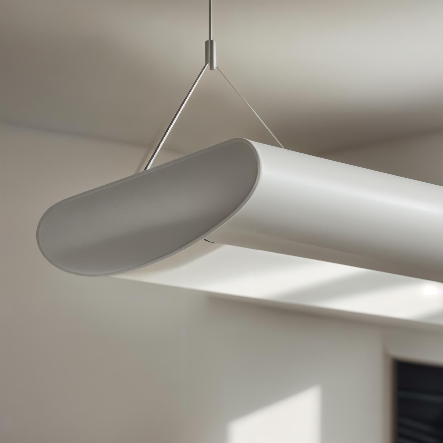 Innovative Curved-Profile LED Suspension Luminaire