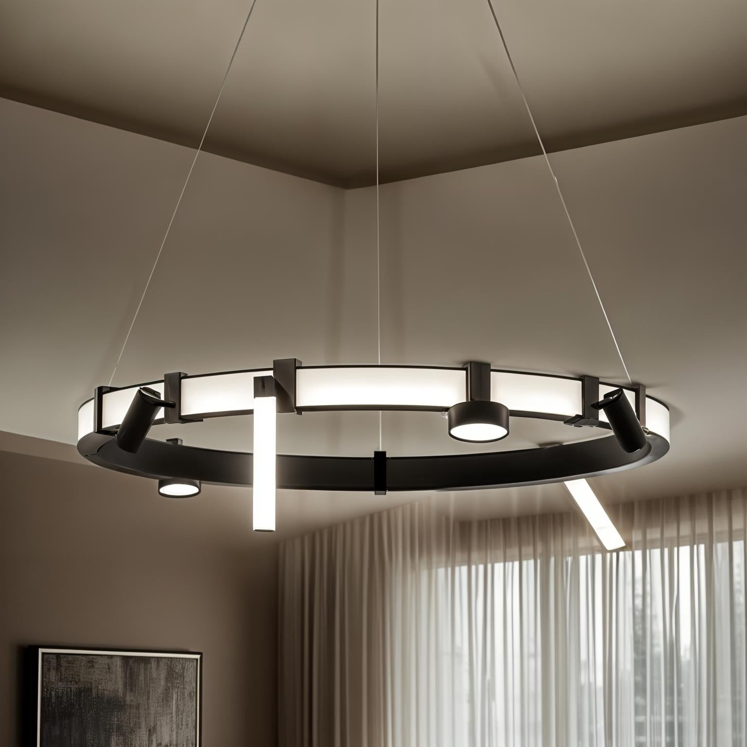 Innovative Modular Circular LED Pendant