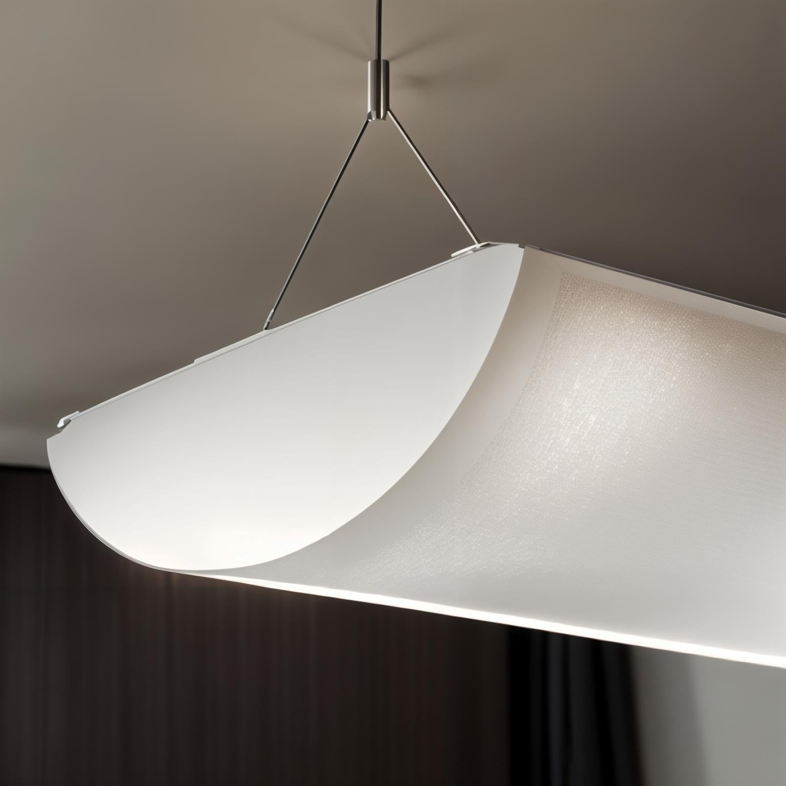 Innovative Crescent LED Suspension Luminaire