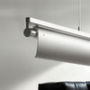 2-12 Ft Suspended LED Linear Fixture with Advanced Wall Wash Capabilities