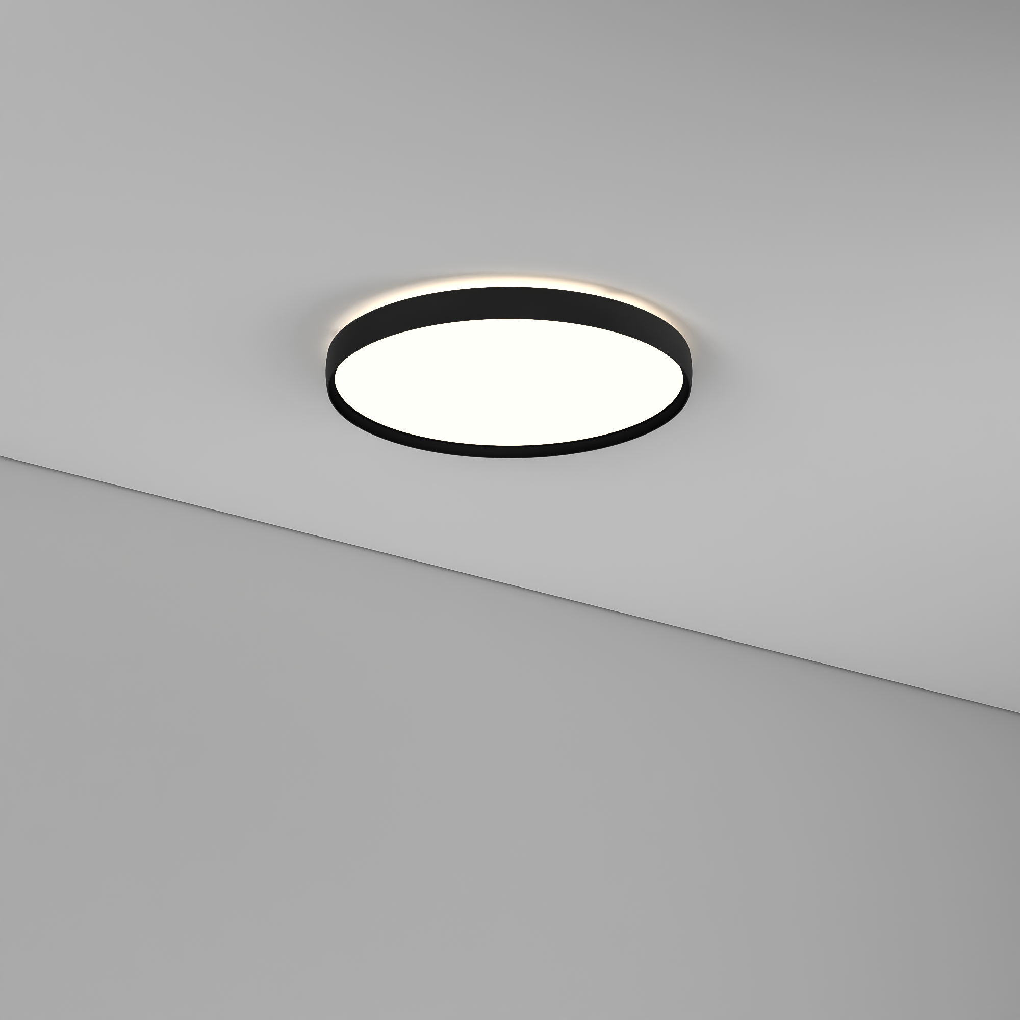 Ceiling Hung Led Round Ceiling Mounted LED Fixture – LED Lights Direct