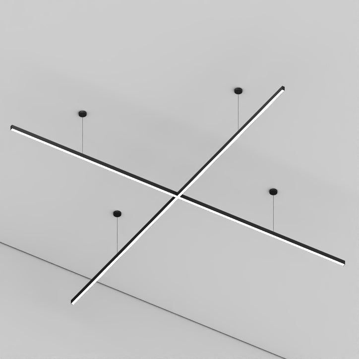 Configurable Linear System - X-Shaped 9 ft x 9 ft Fixture