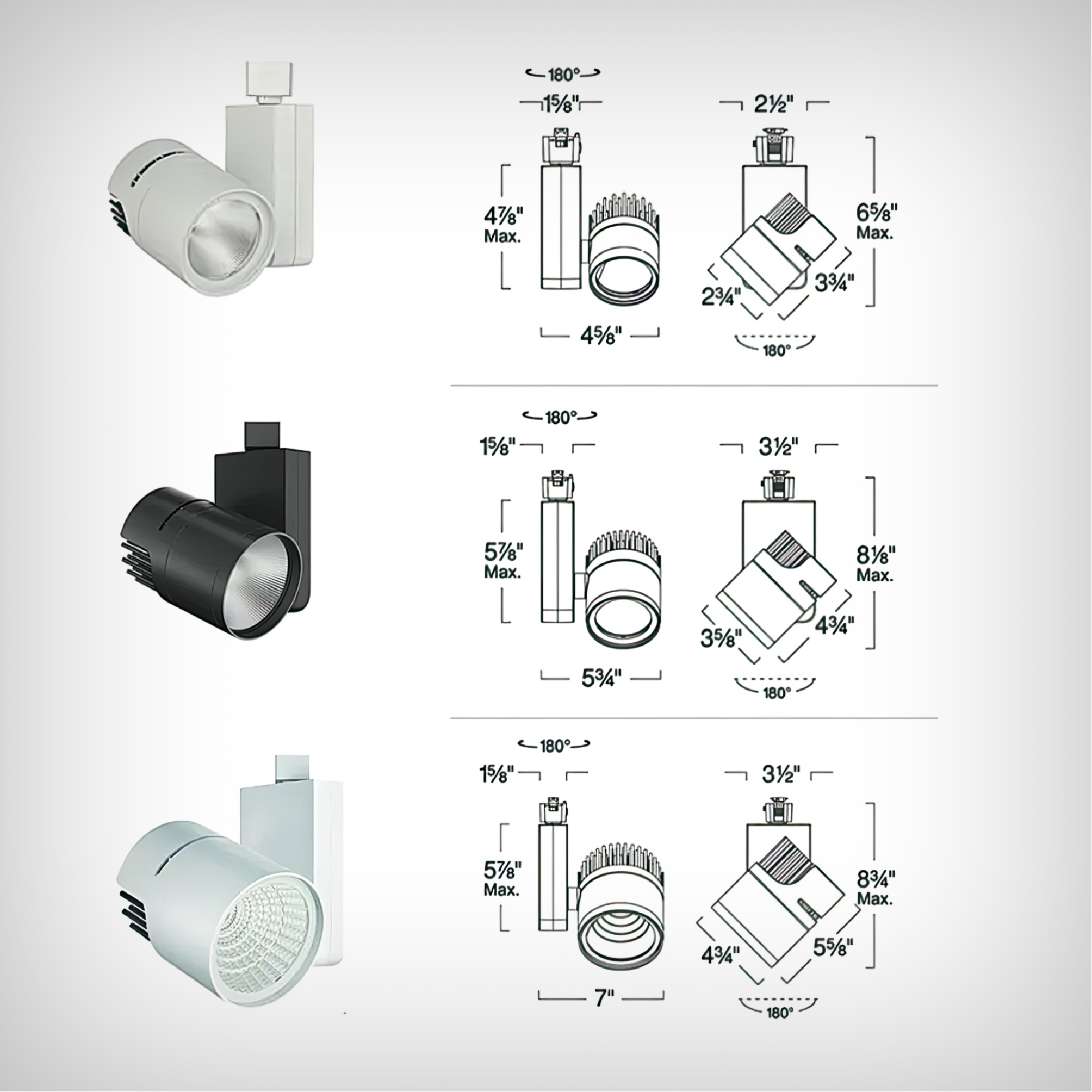 Multi Point Feature Light Architectural Monopoint Spotlight with LED – LED Lights Direct