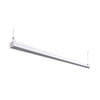 Commercial LED 100-Watt 8 ft. Architectural Linear Up and Down Light Dual 3 Color Selectable Dimmable Linkable - White