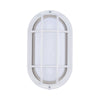Outdoor Bulkhead Wall Light – Matte White Finish