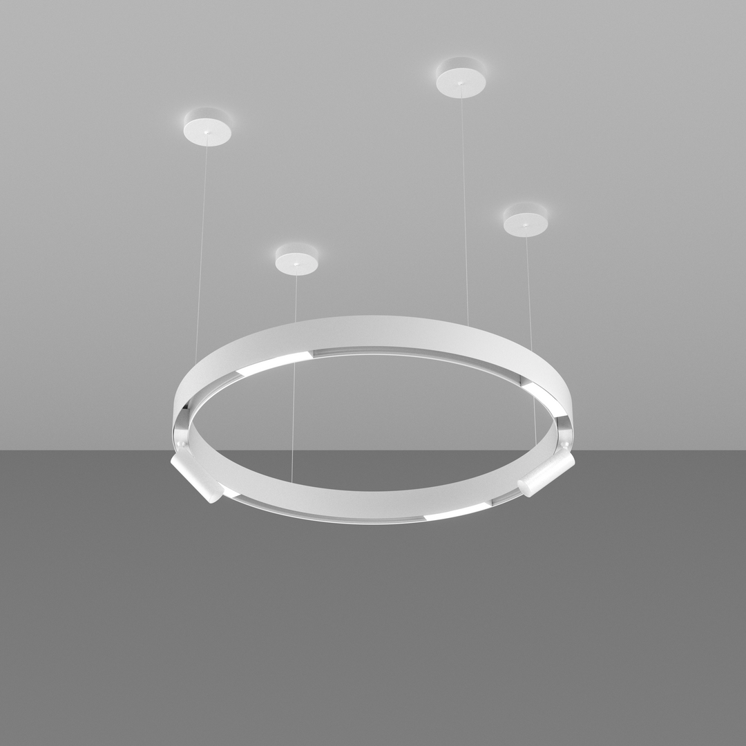Lines & Spots – LED Circle Magnetic Track Pendant Set – LED Lights Direct