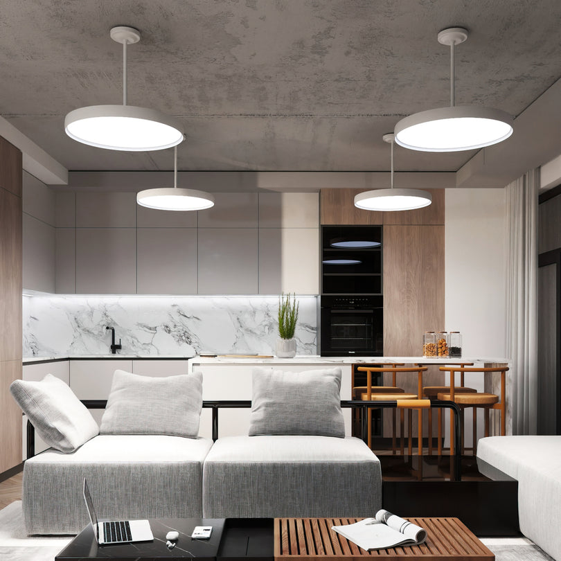 Round Ceiling Rod Pendant – LED Lights Direct