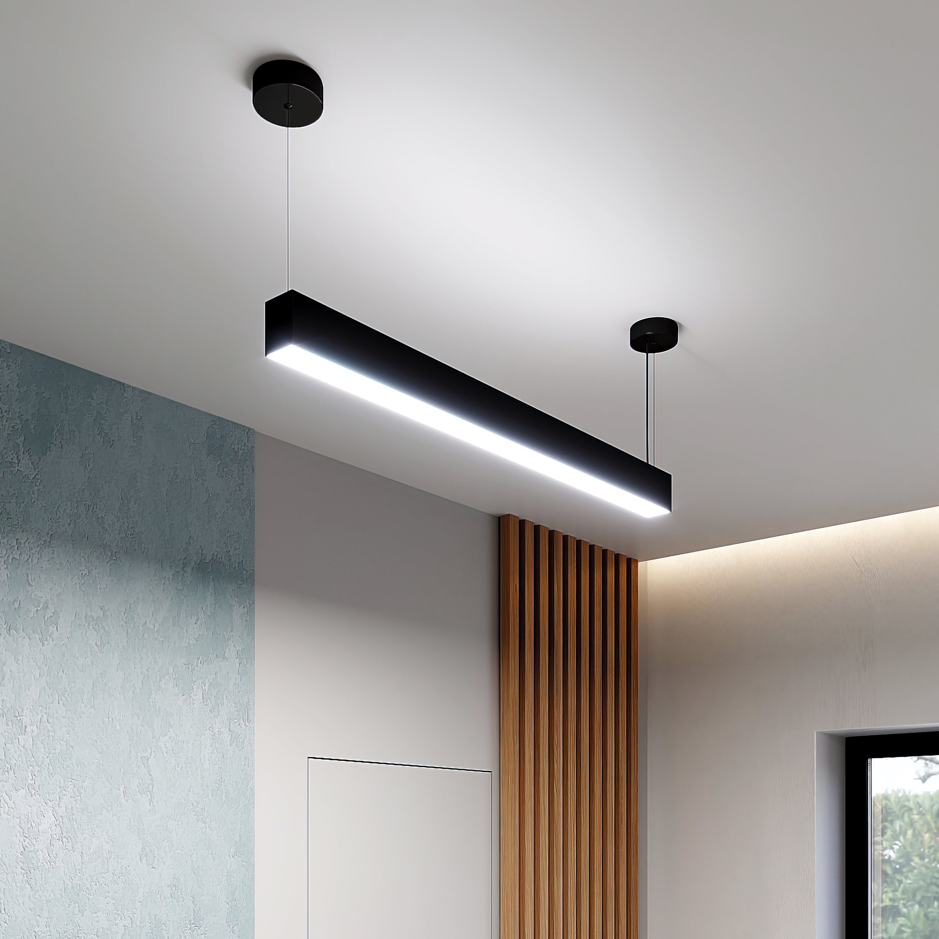 LED Linear Bi-Directional Pendant (4 and 8 Foot) – LED Lights Direct
