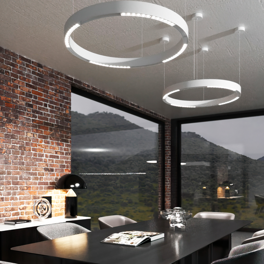LED Circle Magnetic Track Pendant Set – LED Lights Direct