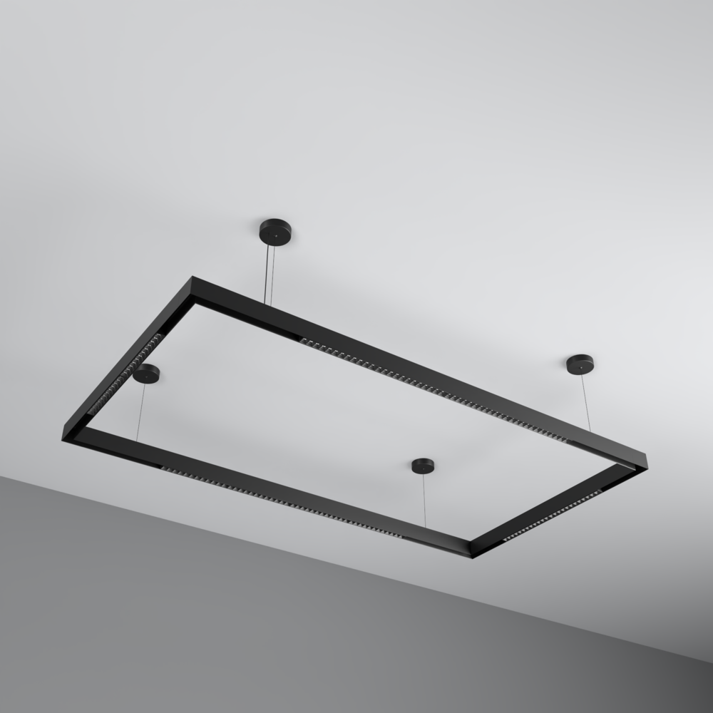 Rectangle Track LED Rectangular Magnetic Track Pendant Set – LED Lights Direct